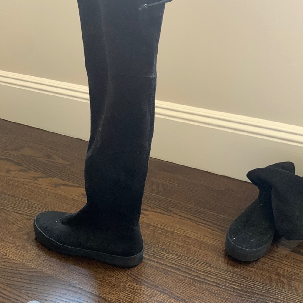 7.5 over the knee Stuart weitzman black boots